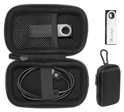 getgear case for Ledger Nano S and Ledger Nano X, Also Good for Other Bitcoins and USB Flash GETGEAR