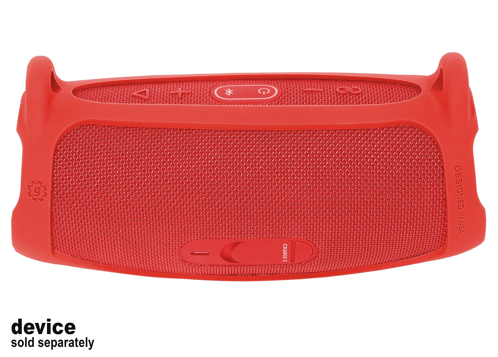 GETGEAR Silicone Cover Sleeve for JBL Charge 5 - Portable Bluetooth Speaker, Customized Design Skin Portable Protection Solution, Best Matching in Shape and Color GETGEAR