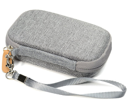 Shockproof Travel Easy Carrying Case for HP Sprocket Portable Photo Printer and Polaroid ZIP Mobile Printer, Mesh Pocket for Cable, Printing Paper and other accessories, Gray WGear