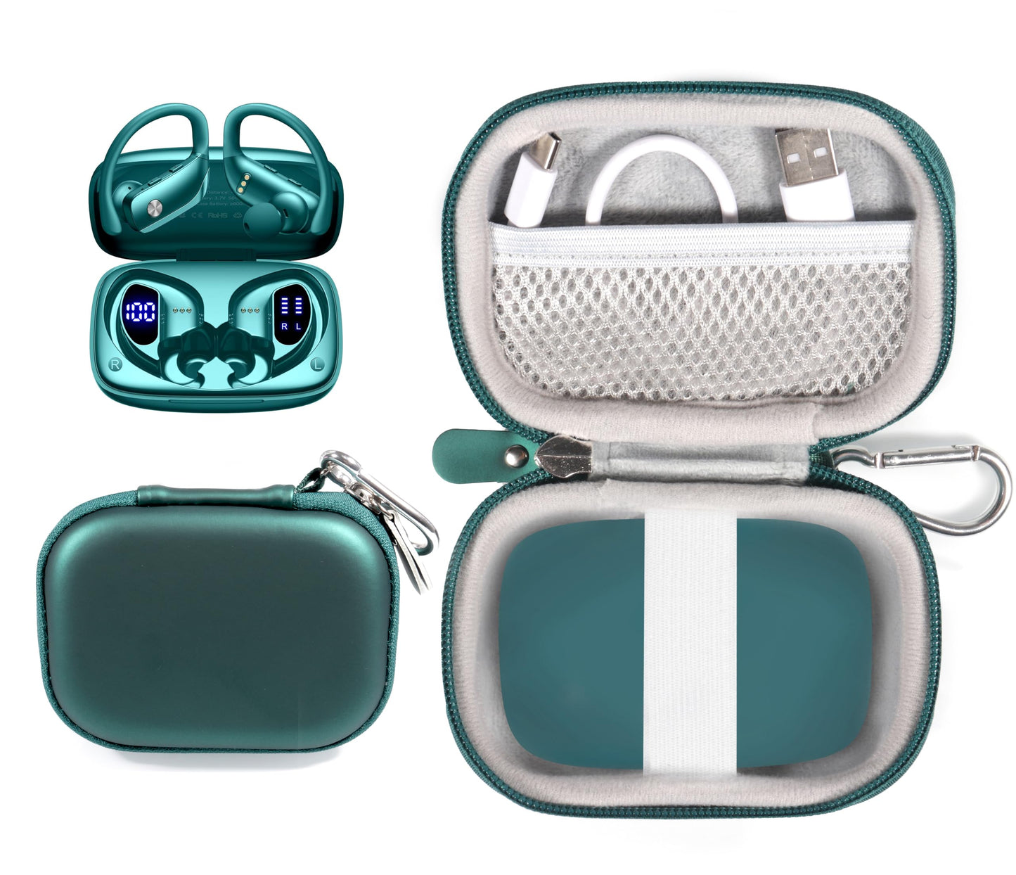 getgear case for bmani Wireless Earbuds Bluetooth Headphones 48hrs Play Back Sport Earphones GETGEAR