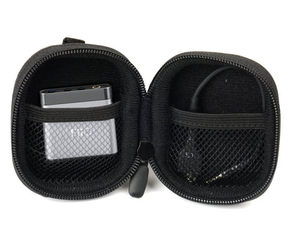 WGear Desined Featured Headphone Amplifier Case for FiiO A1, FiiO K1, Topping NX1A, Fulla USB Dongle DAC/AMP, with mesh Pocket for Cable, Fastening Elastic Strap, Wrist Strap Ballistic Black WGear