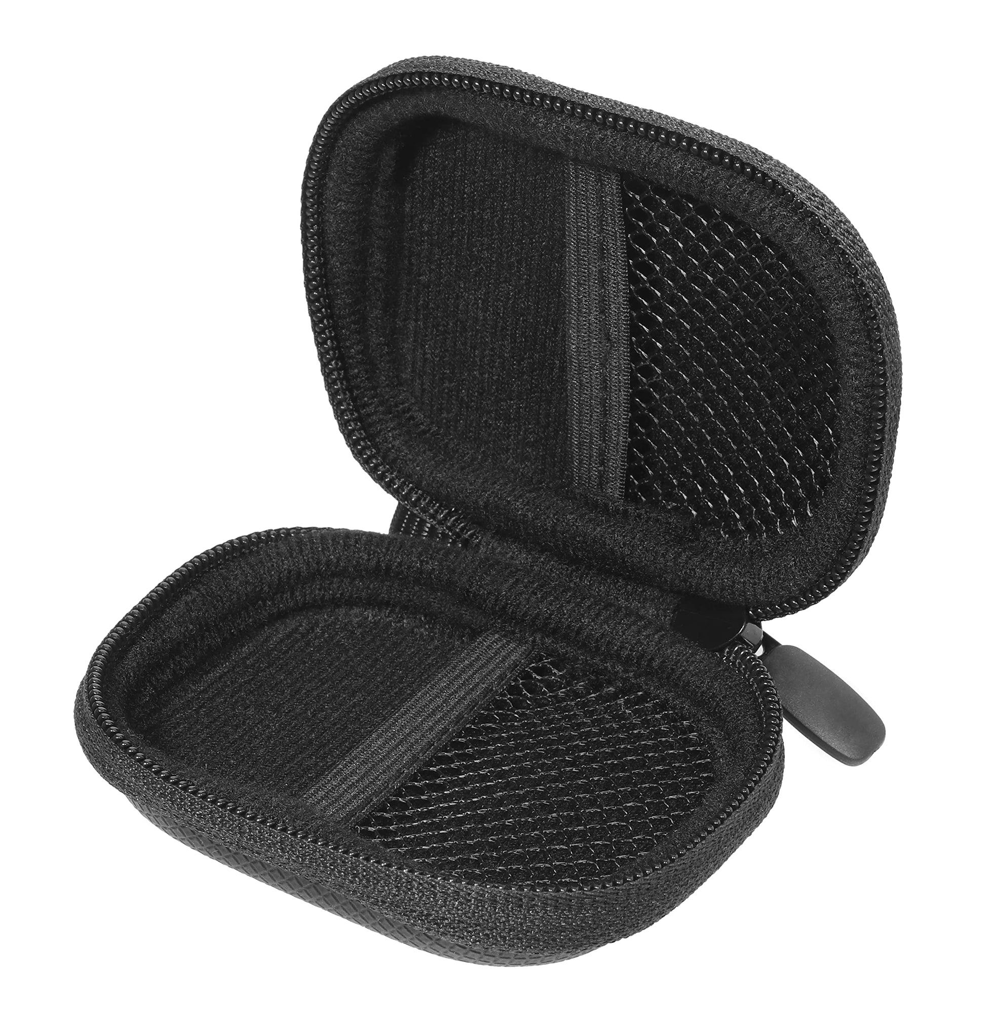 Designed Protective Case for Hearing Aid, Hearing Amplifier, Personal Sound Amplifier, Hearing Device, Listening Device, Strong Mini Case with Mesh pocket(Rose gold) GETGEAR