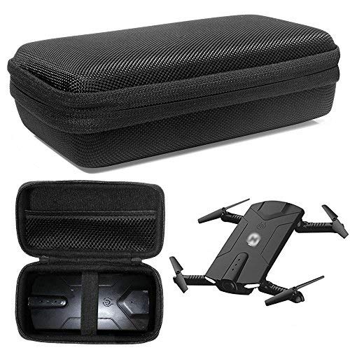 WGear Protective Case for Holy Stone HS160 Shadow FPV RC Drone, Elastic strap to secure HS160, mesh pocket for cable and back up batteries, Strong light weight hard case, detachable wrist strap WGear