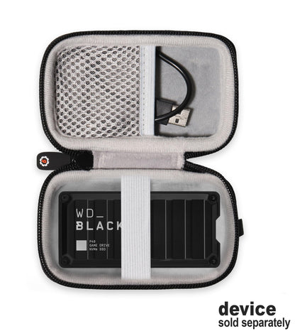 Getgear Portable Case Compatible with WD_Black Game Drive SSD 1TB, 2TB, 512GB GETGEAR