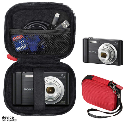 WGear Digital Camera Case for CAMKORY, Fulealfly, Lecran, Sony W800/S, DSCW830; Canon PowerShot ELPH360 HS/ 360/350 HS/350/310/190/180; Kodak PIXPRO Friendly Zoom FZ43, FZ53-BL; Nikon COOLPIX L32 WGear
