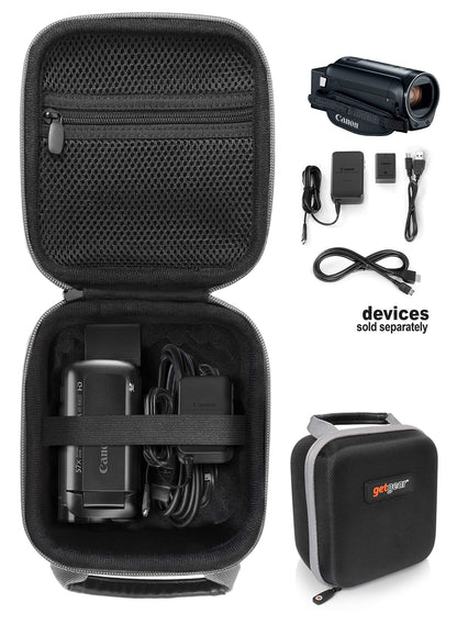 getgear Video Camera Camcorder Case for Canon VIXIA HF R800; Panasonic Full HD Video Camera Camcorder HC-V180K, HC-V770; Sony HDRCX405, CX440, CX240; LINNSE, kicteck, kimire, Heegomn, SEREER, ORDRO WGear