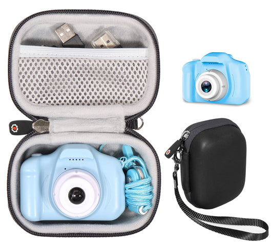 getgear Camera case for Seckton Kids Selfie Camera, organizing Travel case with mesh Pocket and Detachable Wrist Strap GETGEAR