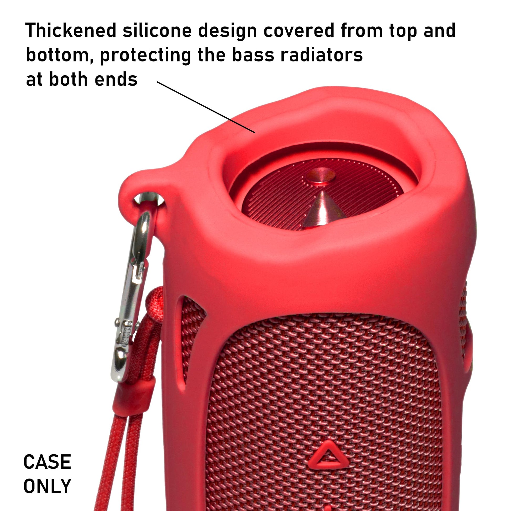 GETGEAR Silicone Cover Sleeve for JBL Flip 6 Portable Bluetooth Speaker, Customized Design Cover Portable Protection Solution, Best Matching in Shape and Color GETGEAR