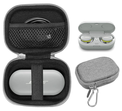 getgear case for Bose QuietComfort Noise Cancelling Earbuds and Bose Sport Earbuds, Travel case for Charger Box and Cord GETGEAR