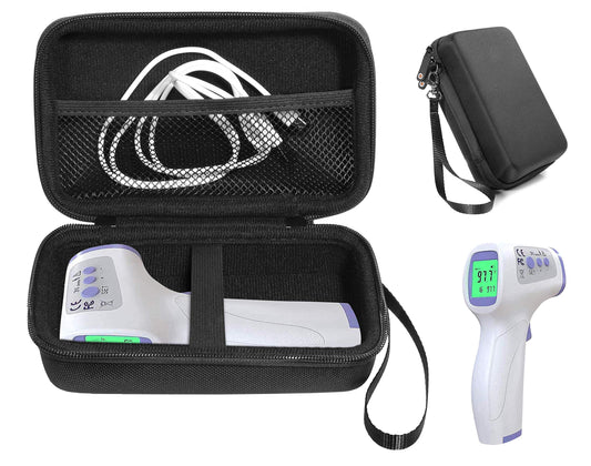 getgear case for Digital Forehead Thermometer, Universal for Non-Contact Infrared Forehead Thermometer Like AXYOFSP, REDESS, iCode, BrillianceHair, drtulz, AFRARELY, HIGBRE(Case Only) GETGEAR