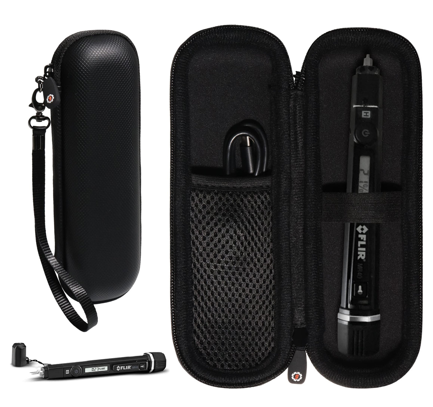 GETGEAR Moisture Pen Case for FLIR M40, portable slim organizing case GETGEAR