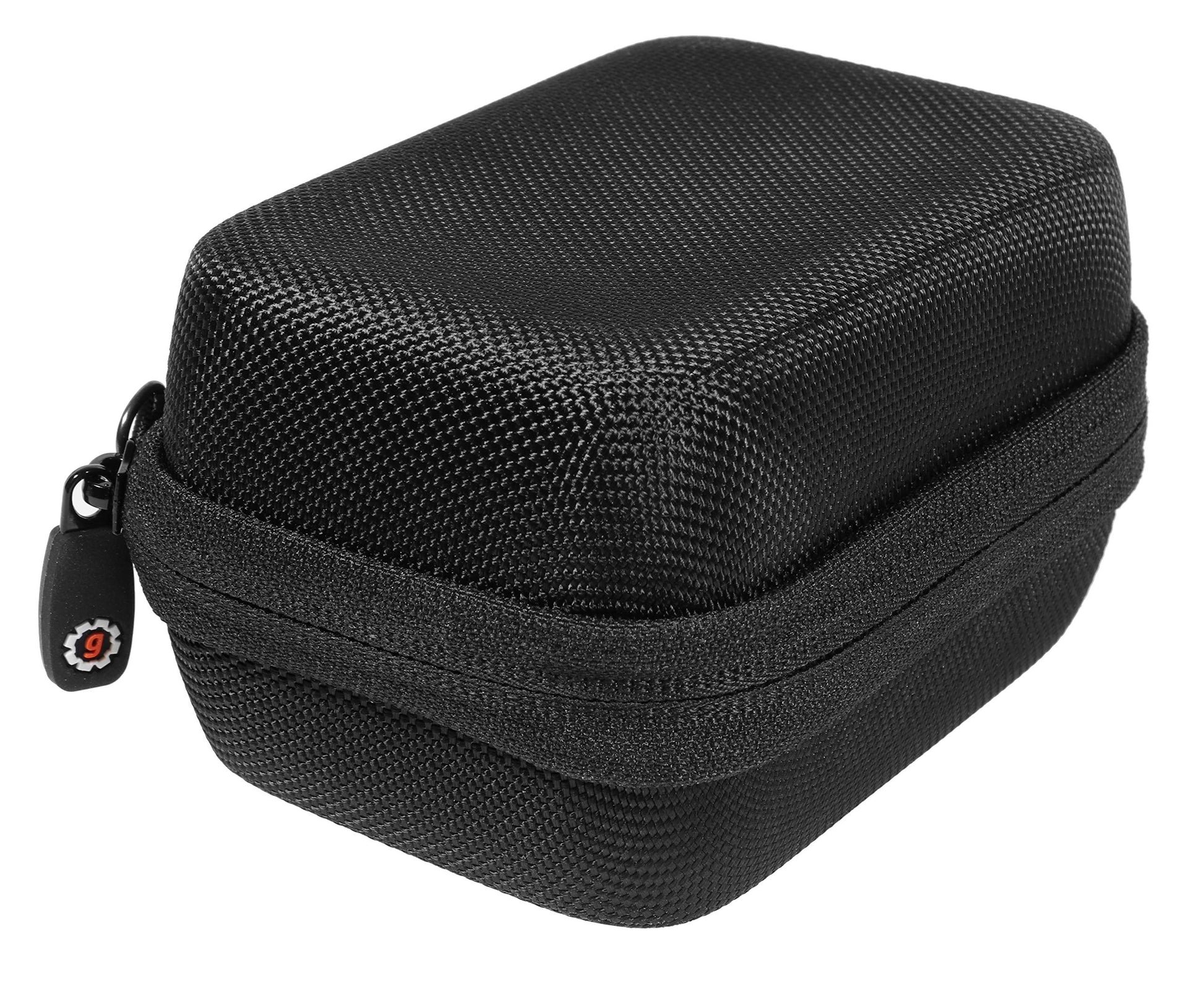getgear Case for Tscam DR-10L Digital Audio Recorder, mesh Pocket for Lavalier Mic and SD Cards, card reader, Comes with Carabiner for Easy Carrying GETGEAR
