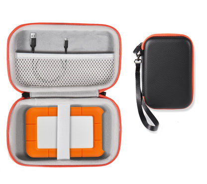 Getgear Portable Case Compatible with LaCie External Hard Drive Portable HDD, Rugged Mini HDD 2TB/ 1TB/ 4TB/ 5TB, USB-C HDD GETGEAR
