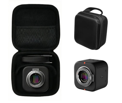 getgear Semi-Hard Carrying Case for Logitech for Creators Mevo Core Wireless Live Streaming Camera – Protective Travel Organizer with Mesh Pocket getgearcase