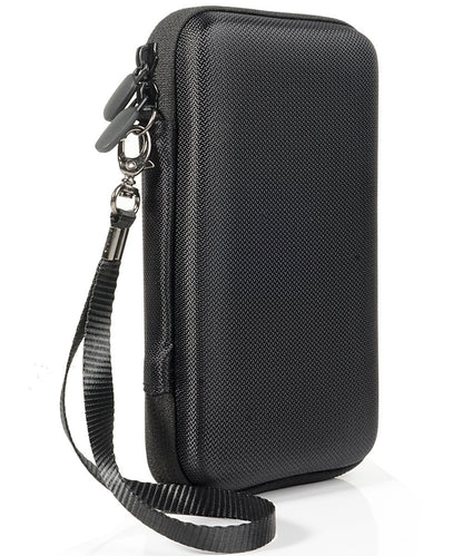 Black Protective Carrying Case for DULLA M50000 Portable Power Bank, Detachable Wrist Straps, Elastics Strap to Secure Device, WGear