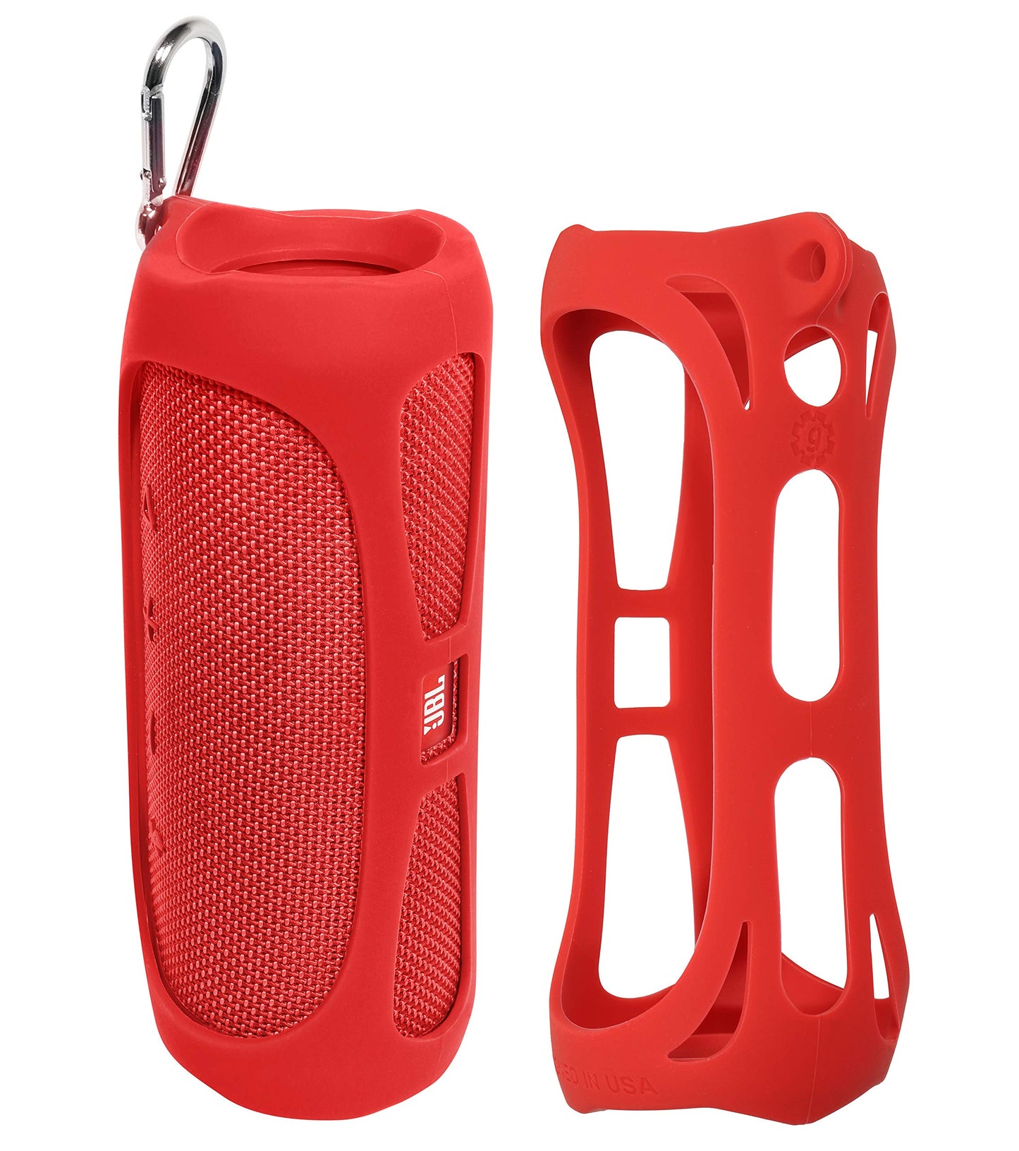 GETGEAR Silicone Cover Sleeve forJBL Flip 4 Waterproof Portable Bluetooth Speaker, Customized Design Skin Portable Protection Solution, Best Matching in Shape and Color GETGEAR