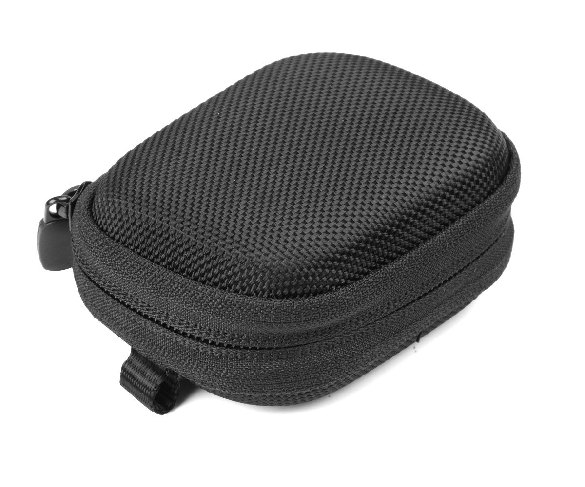 WGear Feature Designed Compact Hard Case for Garmin Edge 20 Cycling GP, 25 Cycling GPS, 25 Cadence Bundle, with Mehs Pockets for Device and Accessories Ballistic Black WGear
