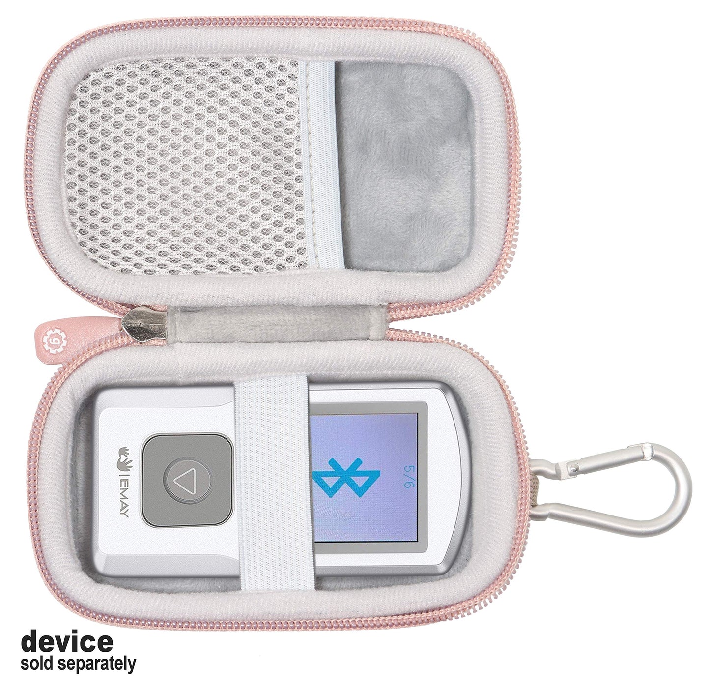 GETGEAR case for EKG/ECG Heart Rate Monitor Like SonoHealth, EMAY, OXPROVO, CONTEC, Facelake (Purple) Note: CASE ONLY GETGEAR