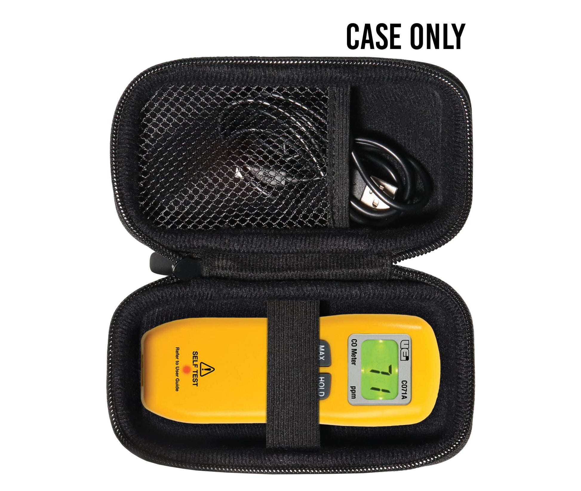 GETGEAR Gas Detector Case compatible with UEi Instruments CO71A, also fits for Cheffort and Lunartlipes Handheld Carbon Monoxide Meter GETGEAR