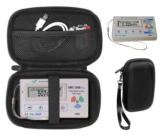 getgear case for GQ GMC300EPlus Fullfill Digital Nuclear Radiation Detector Monitor Meter, New GQ GMC-320 Plus Geiger Counter Nuclear Radiation Detector Monitor Meter(Updated Version) getgearcase