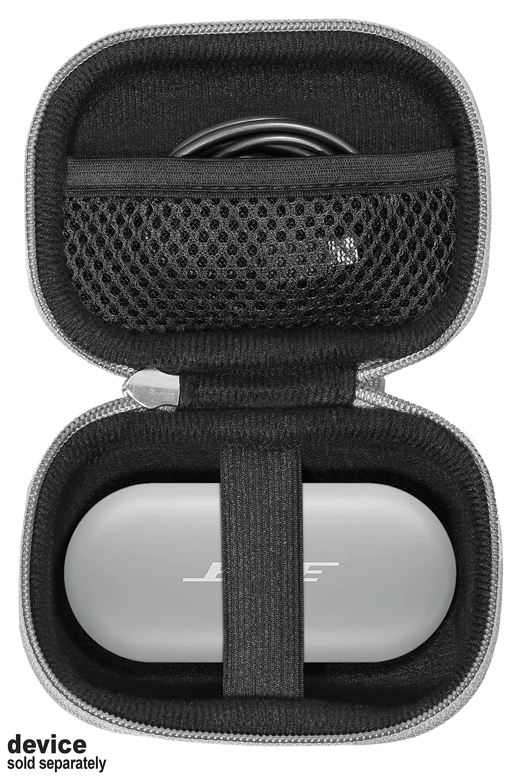 getgear case for Bose QuietComfort Noise Cancelling Earbuds and Bose Sport Earbuds, Travel case for Charger Box and Cord GETGEAR