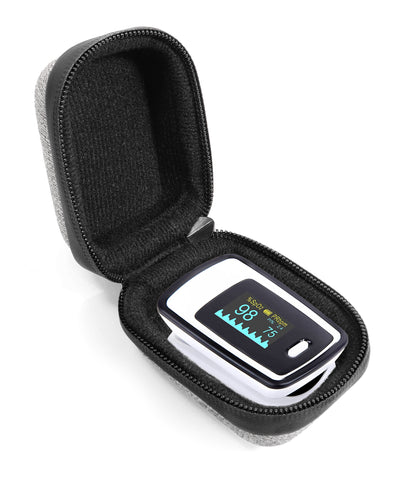GETGEAR Fingertip Pulse Oximeter Case for Zacurate Pro 500DL, 500BL, Childrend, Facelake FL400 t. FL350, CMS500DA, mibest, Innovo Deluxe, Santamedical, ANKOVO, CONTEC, Metene GETGEAR