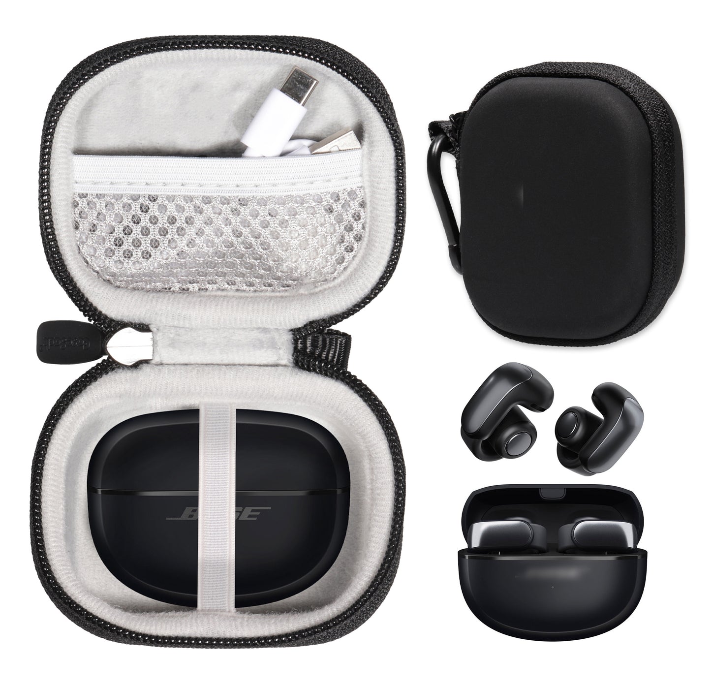 Carrying Case for Bose Ultra Open Bluetooth Earbuds Travel Protective Case getgearcase