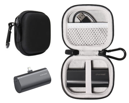getgear Travel Case for Small Portable Charger Like Charmsast, KKD, VEGER, Feob, YHO, VRURC GETGEAR