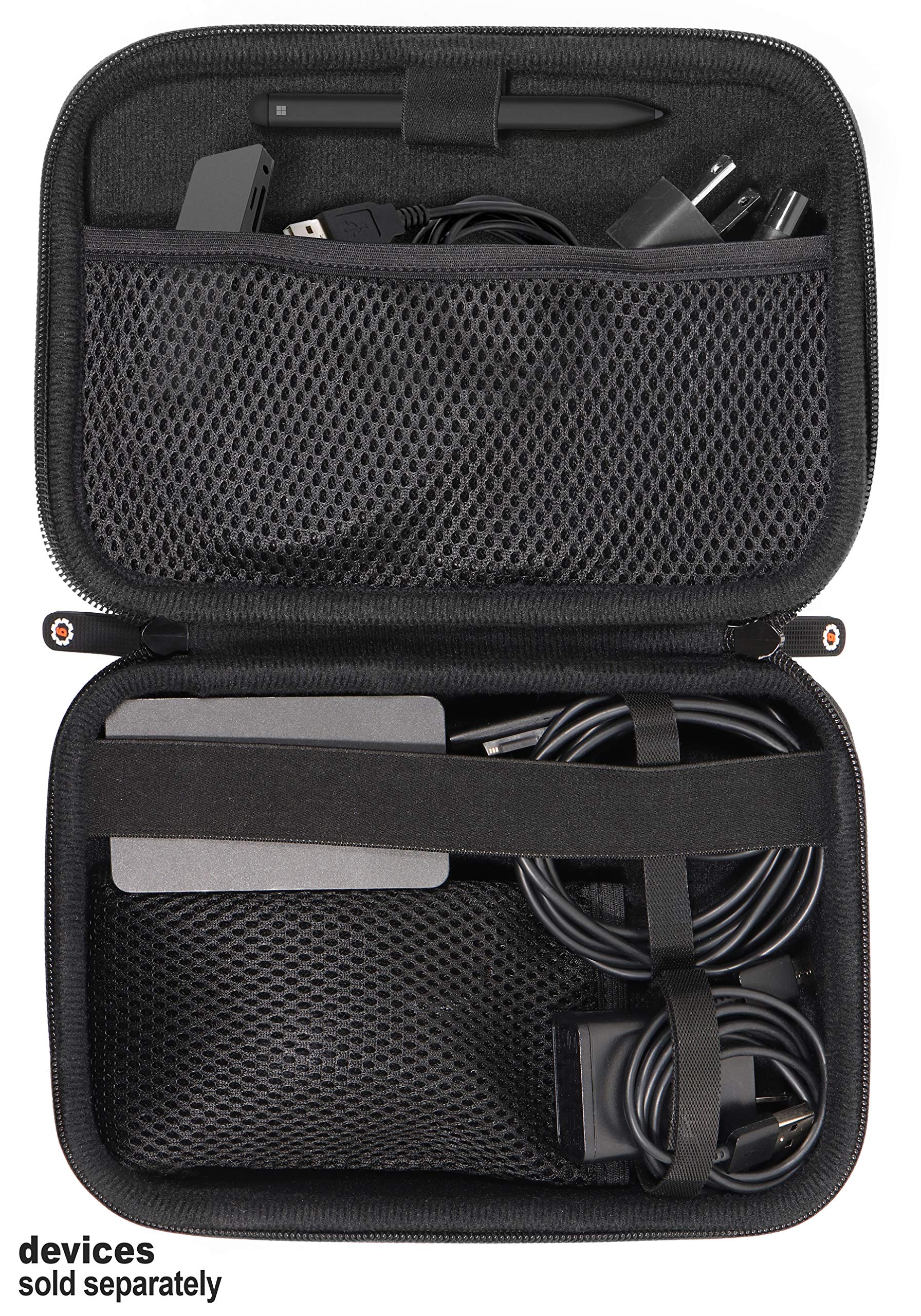 Microsoft Surface Accessories organizing case, by getgear, for Surface Dock, Surface Charger Adapter, Surface Arc Mouse, Surface Pen, Surface USB 3.0 Hub Docking Station and Others GETGEAR