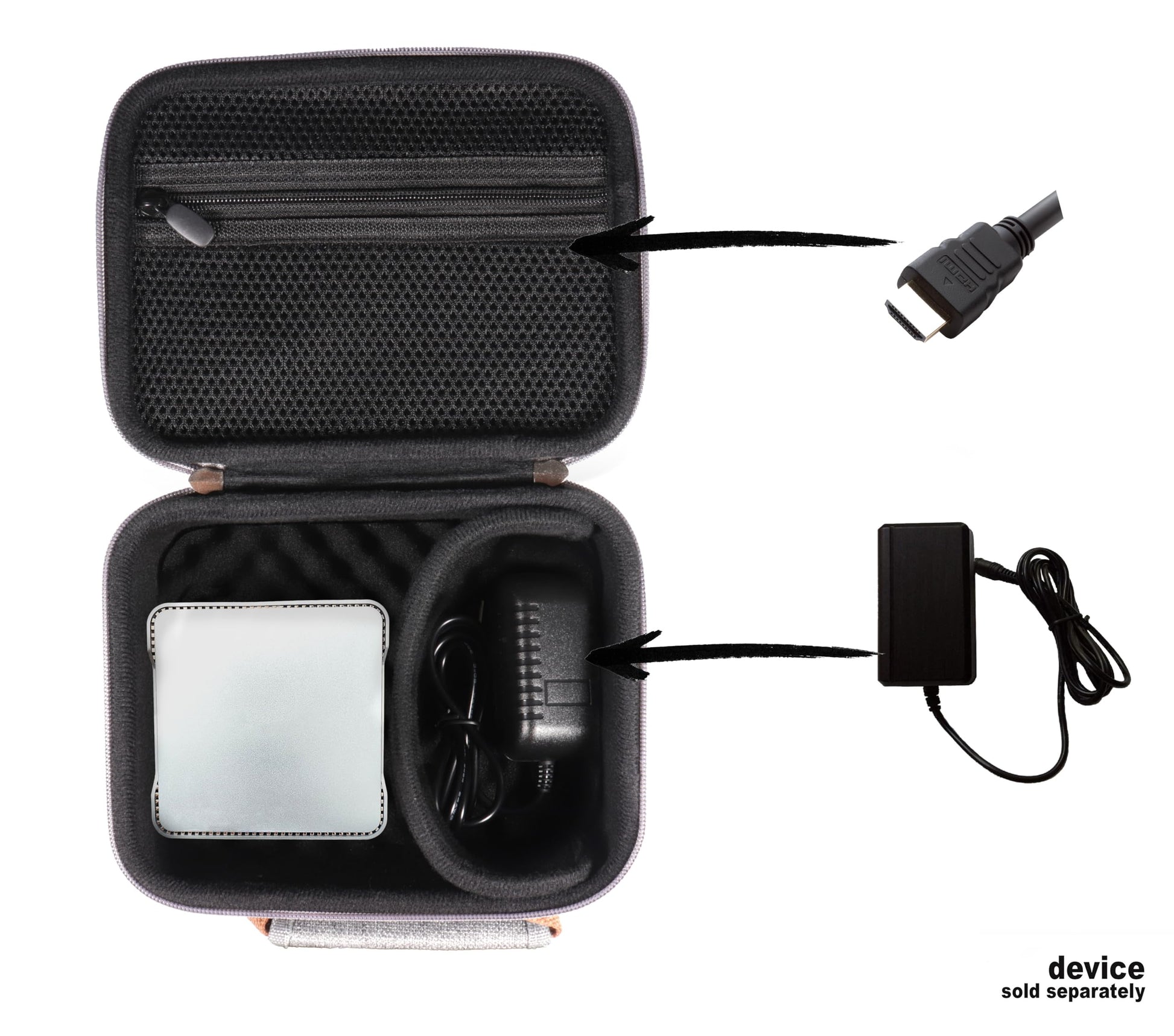 GETGEAR Mini PC Case compatible with KAMRUI GK3 Plus Mini PC, AK1PLUS, AK2 PLUS, AK1 PRO, KAMRUI Mini PC Razen 7 5700U also fits for Beelink SER 6 MAX, SER7 GETGEAR