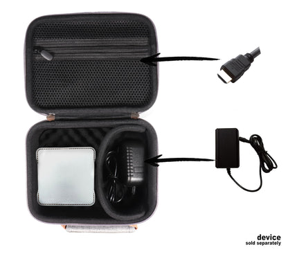 GETGEAR Mini PC Case compatible with KAMRUI GK3 Plus Mini PC, AK1PLUS, AK2 PLUS, AK1 PRO, KAMRUI Mini PC Razen 7 5700U also fits for Beelink SER 6 MAX, SER7 GETGEAR