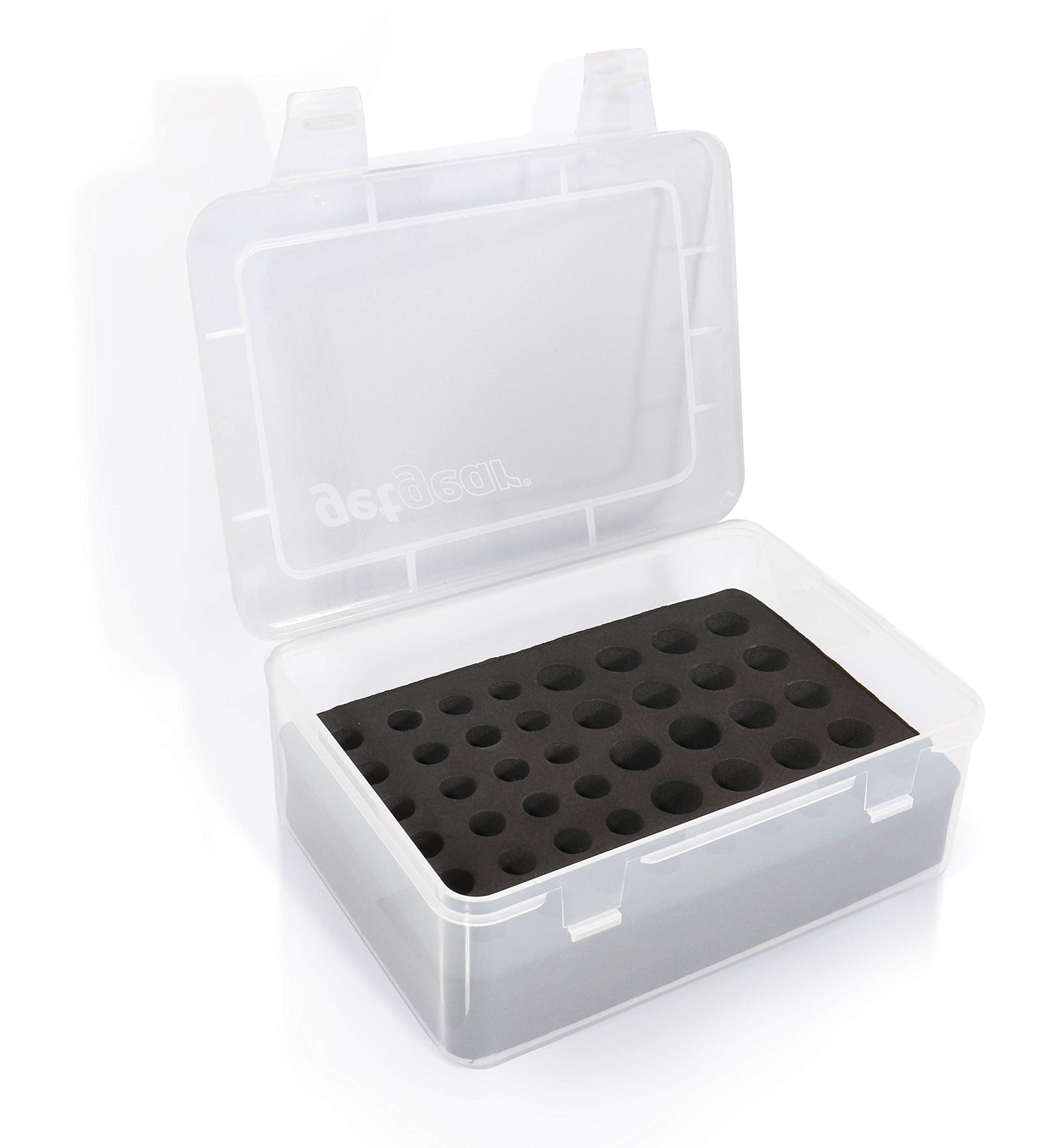 GETGEAR Battery Storage case for AA and AAA Home Alarm Batteries, Customized Inlay to Hold Battery Neat, Ideal case to Keep in Freeze, Moisture Free GETGEAR