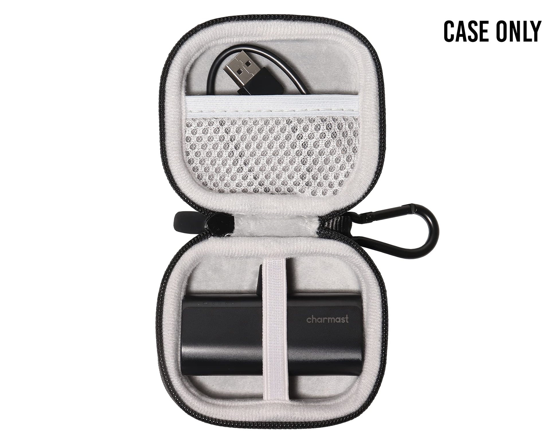getgear Travel Case for Small Portable Charger Like Charmsast, KKD, VEGER, Feob, YHO, VRURC GETGEAR