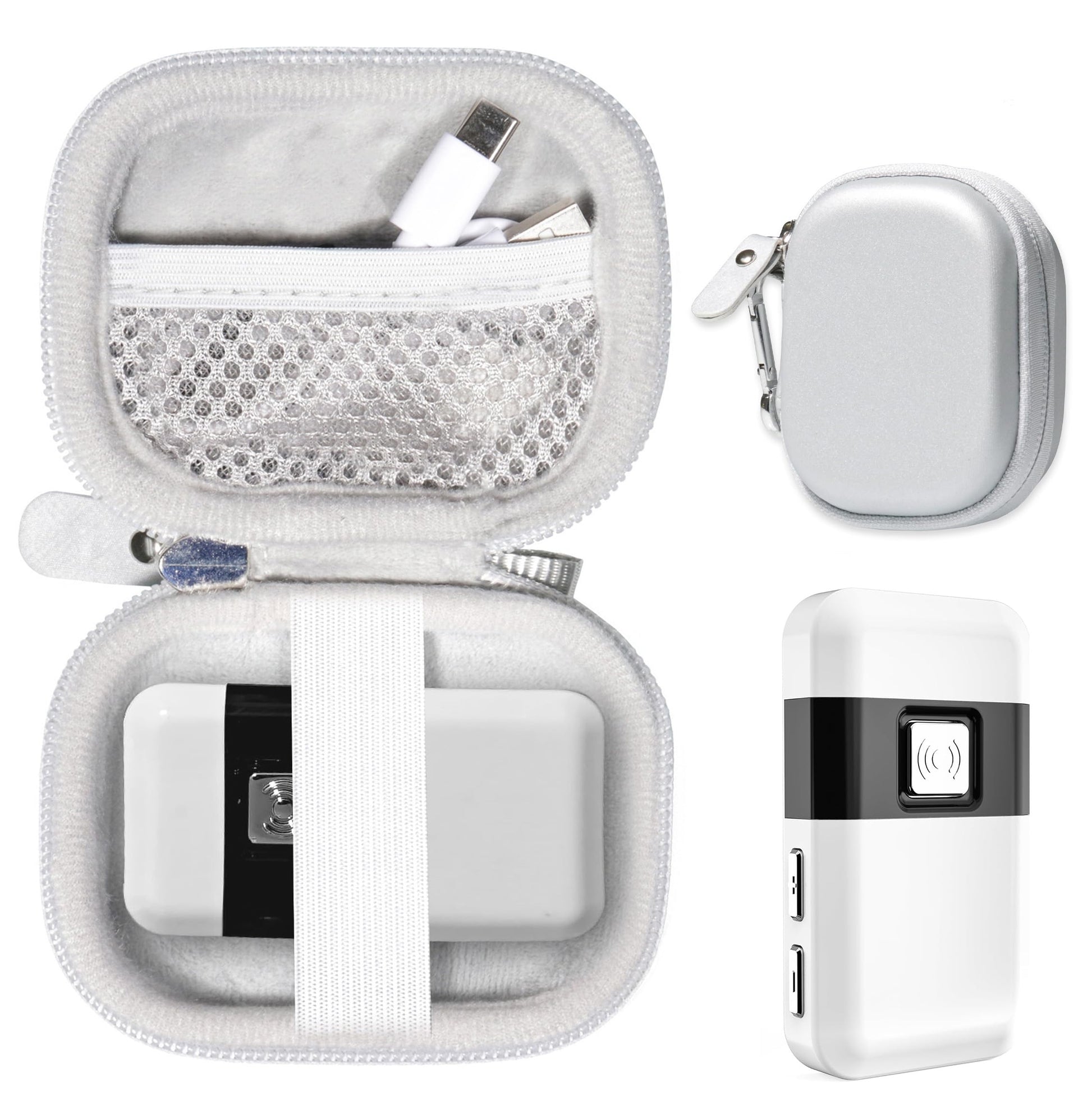 GETGEAR Case for XMUNIHA LS311 Hearing Aids for Seniors with Noise-Cancelling, OTC Hearing Aids Rechargeable (White) GETGEAR