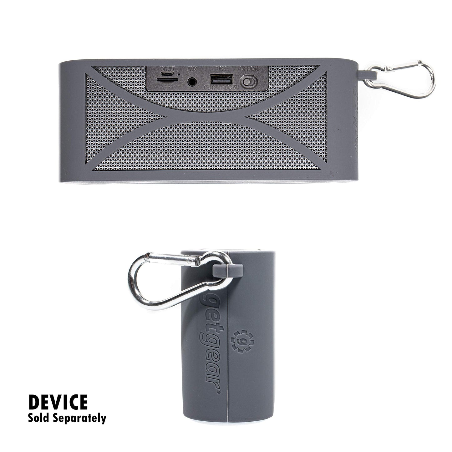 GETGEAR Customized Silicon Skin for Antimi Bluetooth Speaker,FM Radio Player,MP3 Player Stereo Portable Wireless Speaker, Shock and Shake Proof, Easy to go Carabiner GETGEAR