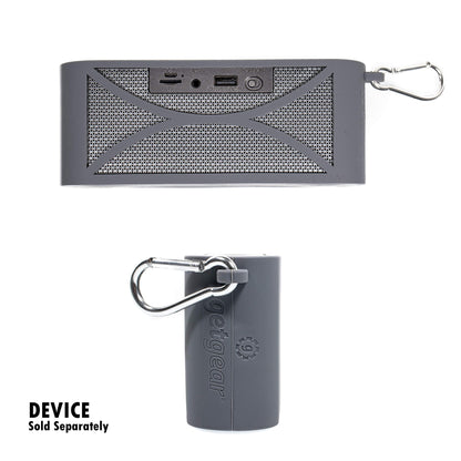 GETGEAR Customized Silicon Skin for Antimi Bluetooth Speaker,FM Radio Player,MP3 Player Stereo Portable Wireless Speaker, Shock and Shake Proof, Easy to go Carabiner GETGEAR