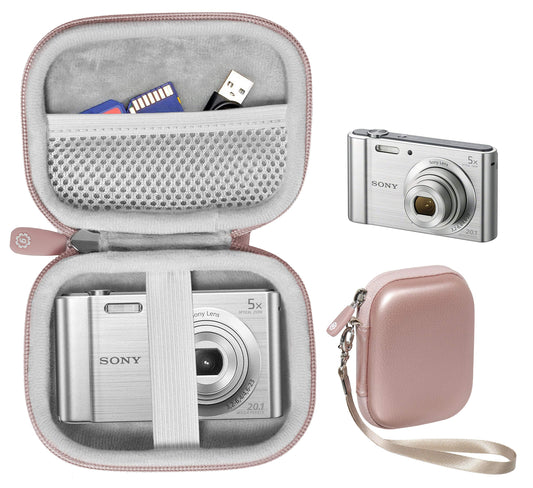 WGear Digital Camera Case for CAMKORY, Fulealfly, Lecran, Sony W800/S, DSCW830; Canon PowerShot ELPH360 HS/ 360/350 HS/350/310/190/180; Kodak PIXPRO Friendly Zoom FZ43, FZ53-BL; Nikon COOLPIX L32 WGEAR