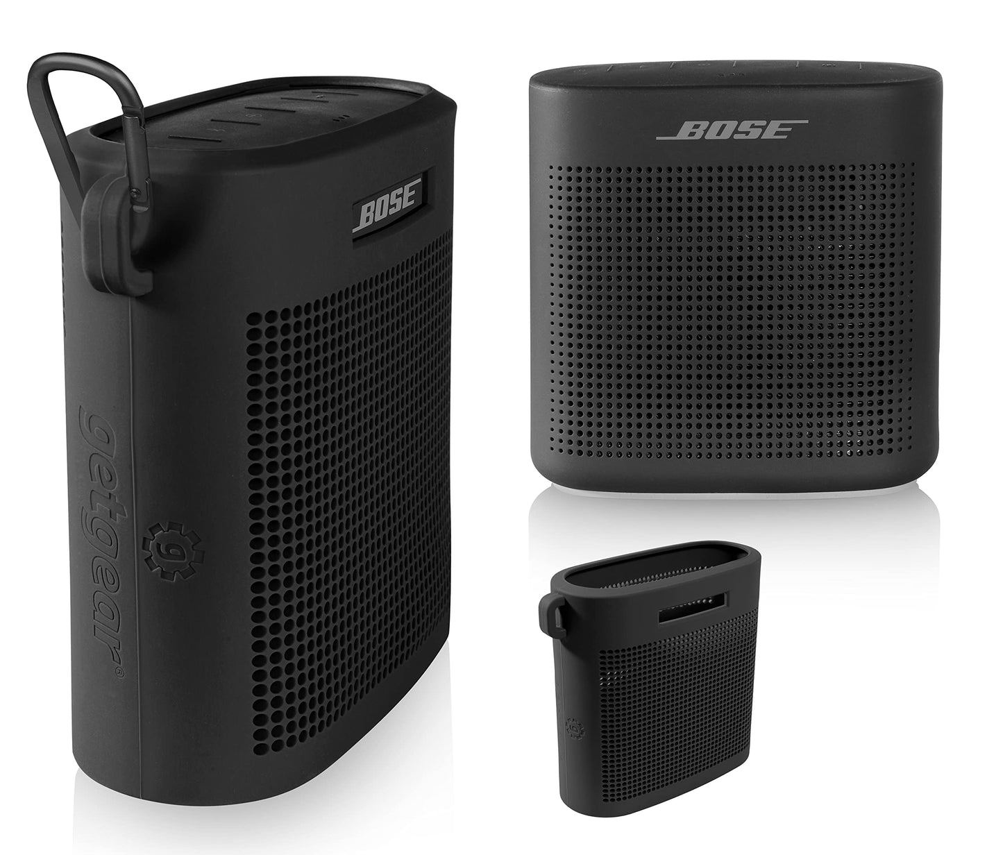 GETGEAR Tailor Made Silicon Cover for Bose SoundLink Color Bluetooth Speaker II, Safeguard from Shock, Shake and Scratch, Fully Cover with Sound Through Design GETGEAR