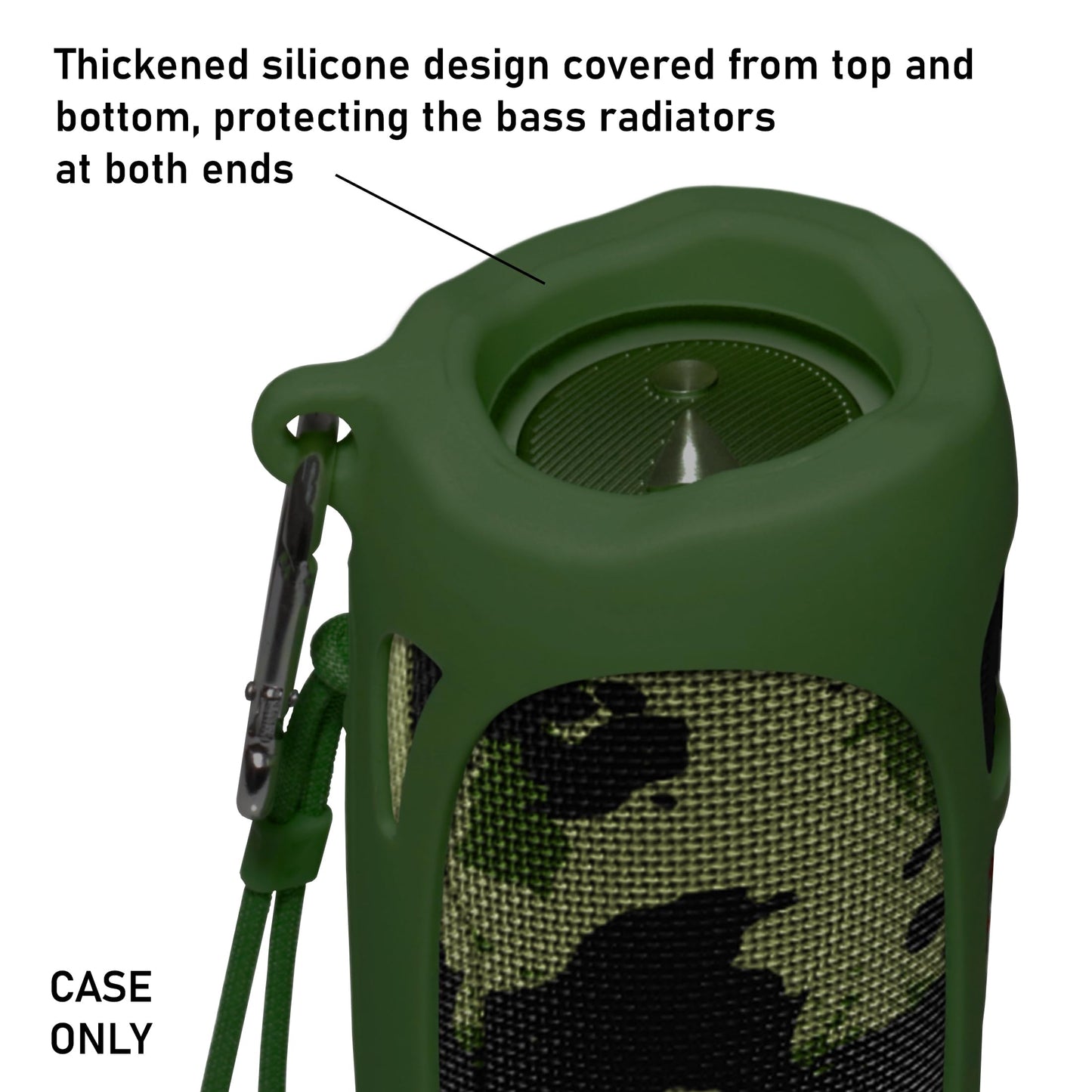 GETGEAR Silicone Cover Sleeve for JBL Flip 6 Portable Bluetooth Speaker, Customized Design Cover Portable Protection Solution, Best Matching in Shape and Color GETGEAR