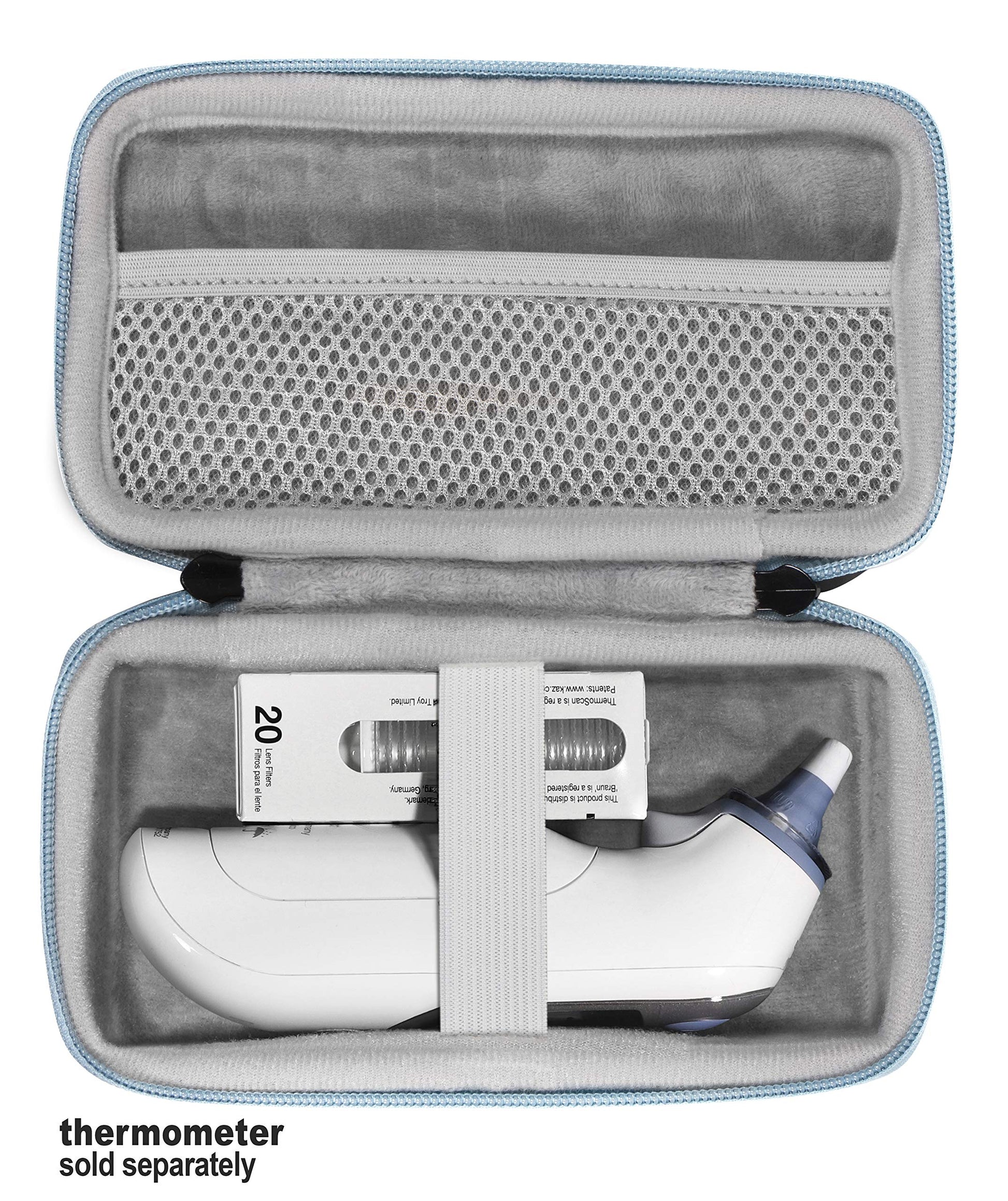 getgear case for Forehead Thermometer Like Amerzam, Mosen, magicelec, Vigorun, GoodBaby, Braun Thermoscan 7, CHOOSEEN, Vigorun, Mobi Dualscan, iProven, MD Health USA(Case Only) GETGEAR