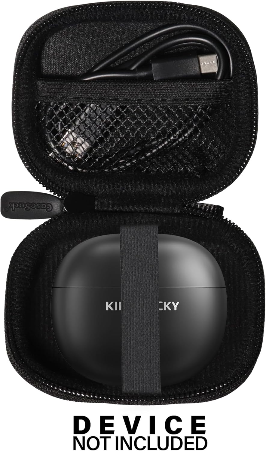 Protective Travel Case for King Lucky i121 Clip-On Earbuds – Compact Shockproof Organizer getgearcase