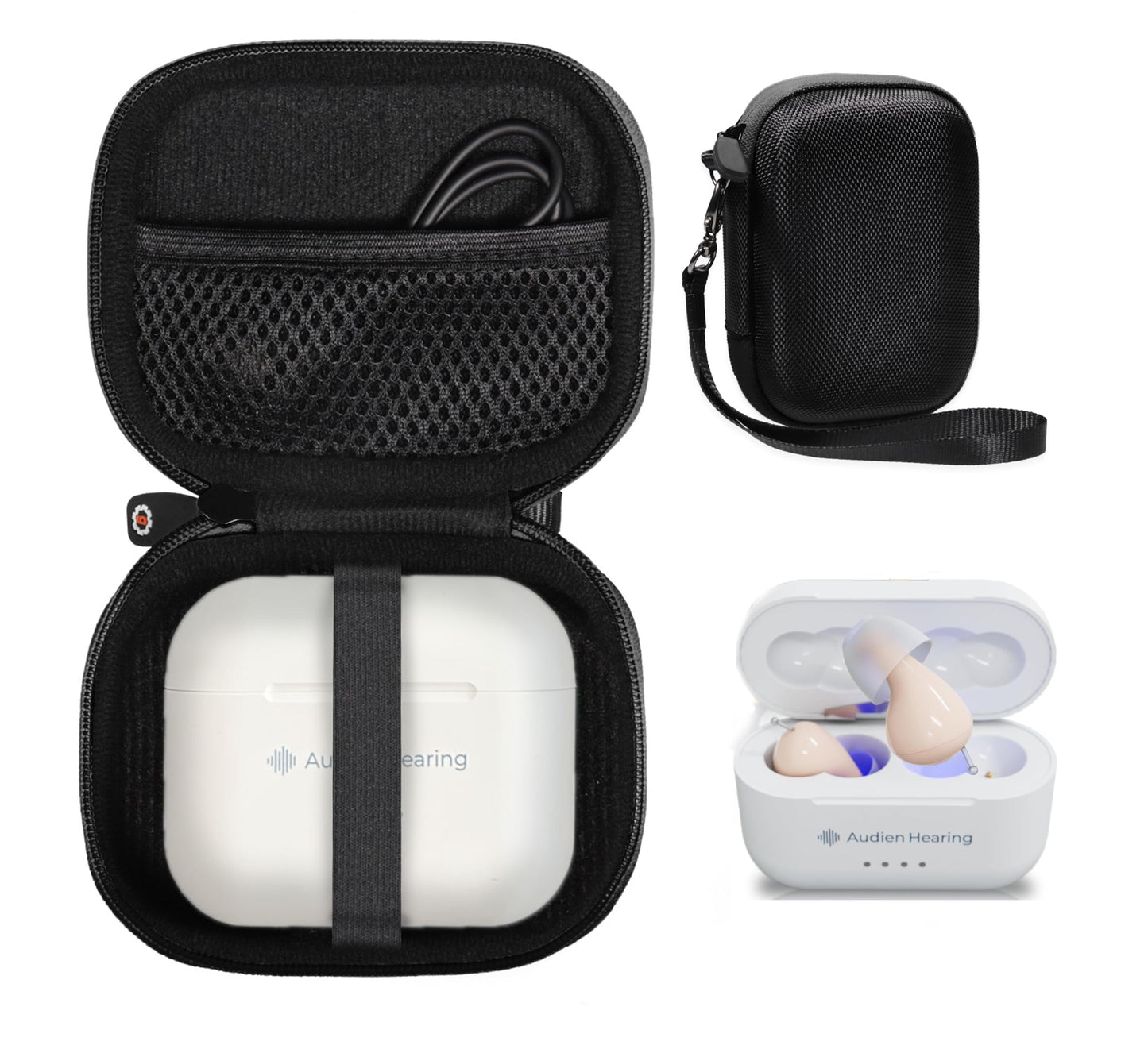 GETGEAR Protective Case for Hearing Aid compatible with ELEHEAR-Beyond OTC Hearing Aids GETGEAR