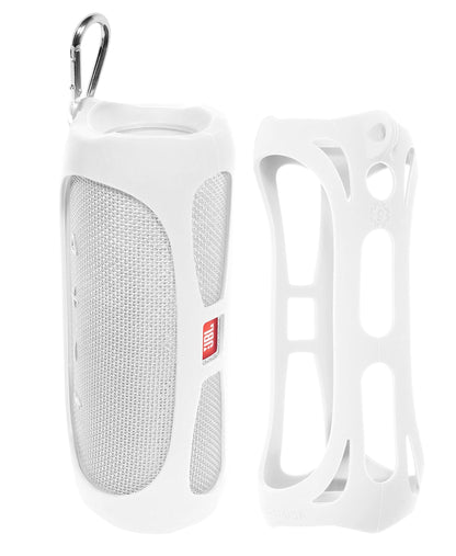 GETGEAR Silicone Cover Sleeve forJBL Flip 4 Waterproof Portable Bluetooth Speaker, Customized Design Skin Portable Protection Solution, Best Matching in Shape and Color GETGEAR