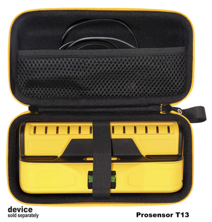 GETGEAR Stud Sensor Case compatible with Franklin ProSensor 710, 710+, T13 mesh pocket for other accessories, Contrast orange color to match your sensor, Easy to hold strap GETGEAR