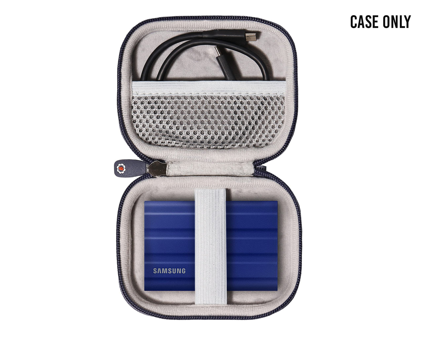Getgear Portable SSD Case Compatible with Samsung T9 Portable SSD 4TB/ 2TB/ 1TB, T7 Shield, T7 Touch, T7 All Versions, Organizer for SSD and Cord
