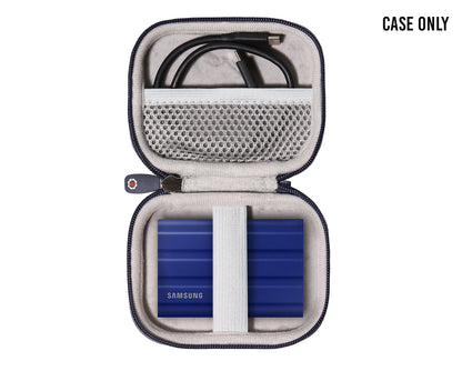 Getgear Portable SSD Case Compatible with Samsung T9 Portable SSD 4TB/ 2TB/ 1TB, T7 Shield, T7 Touch, T7 All Versions, Organizer for SSD and Cord