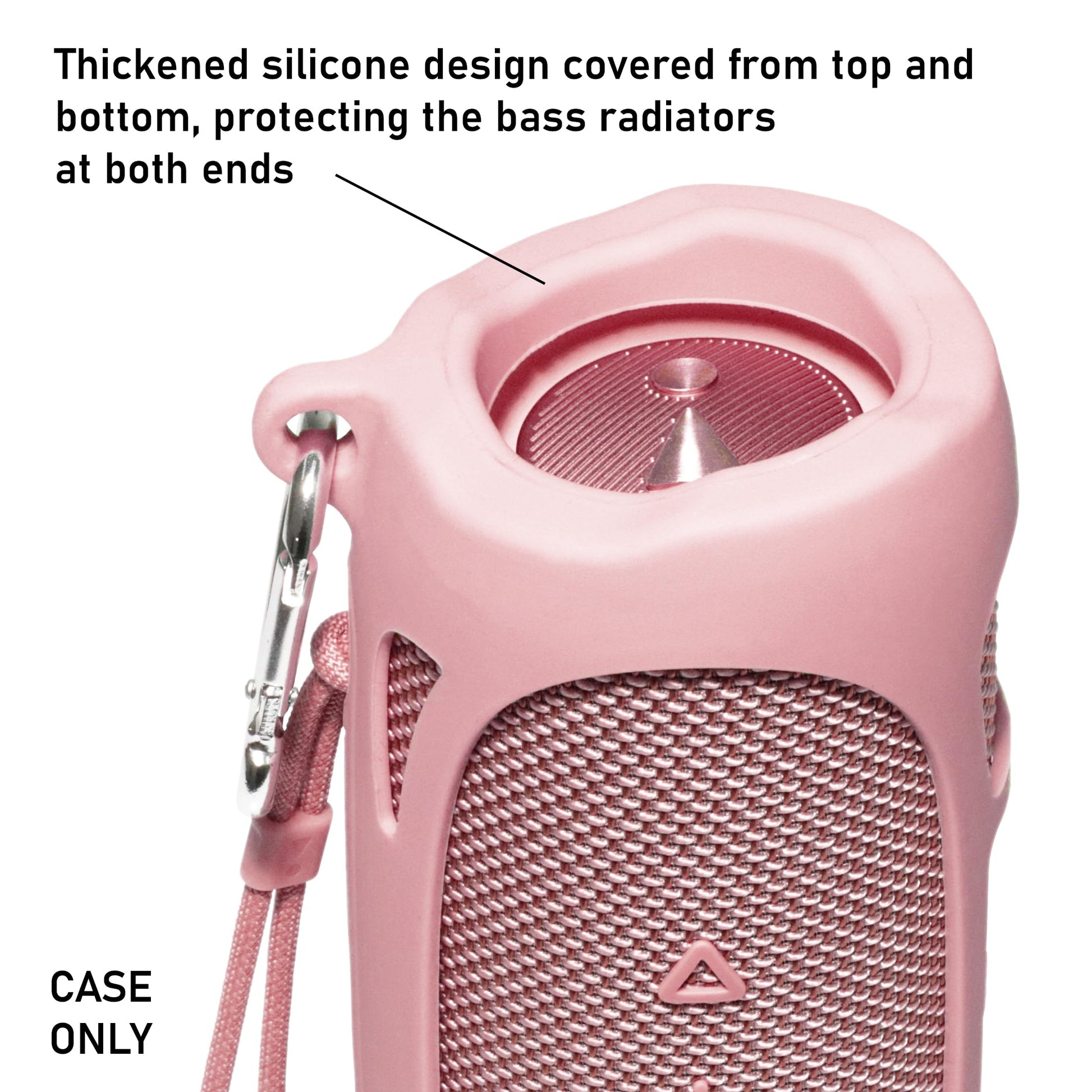 GETGEAR Silicone Cover Sleeve for JBL Flip 6 Portable Bluetooth Speaker, Customized Design Cover Portable Protection Solution, Best Matching in Shape and Color GETGEAR