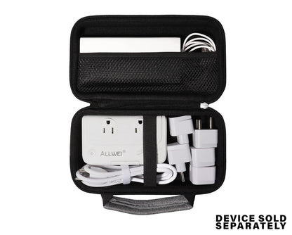 getgear Travel Organizing Case for ALLWEI Adapter, Also for FOVAL, Ceptics and Others, All in one Solution for Converter, Adapter, MagSafe, Dual Charger, USB Adapter, Portable PSS GETGEAR