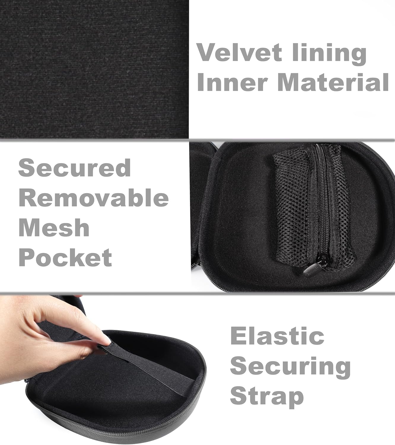 Travel Case for Bose QuietComfort / QC Headphones – Protective Carry Pouch getgearcase