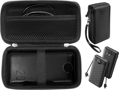 GETGEAR Hard Case for VRURC Portable Charger 20000mAh & 10000mAh — Shockproof Travel Carrying Case for Fast Charging USB-C Power Banks, Water-Resistant PEVA Storage Bag getgearcase